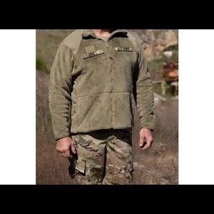 Cold Weather Gen III Fleece Jacket, Size Large Regular TAN Made in USA